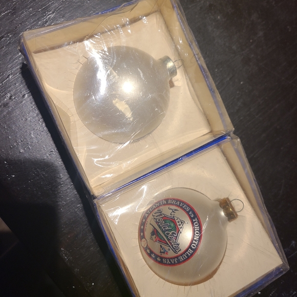 Vintage Blue Jays Chrismas 1992 World Series Champion Ornaments. Never Opened. - Picture 2 of 5